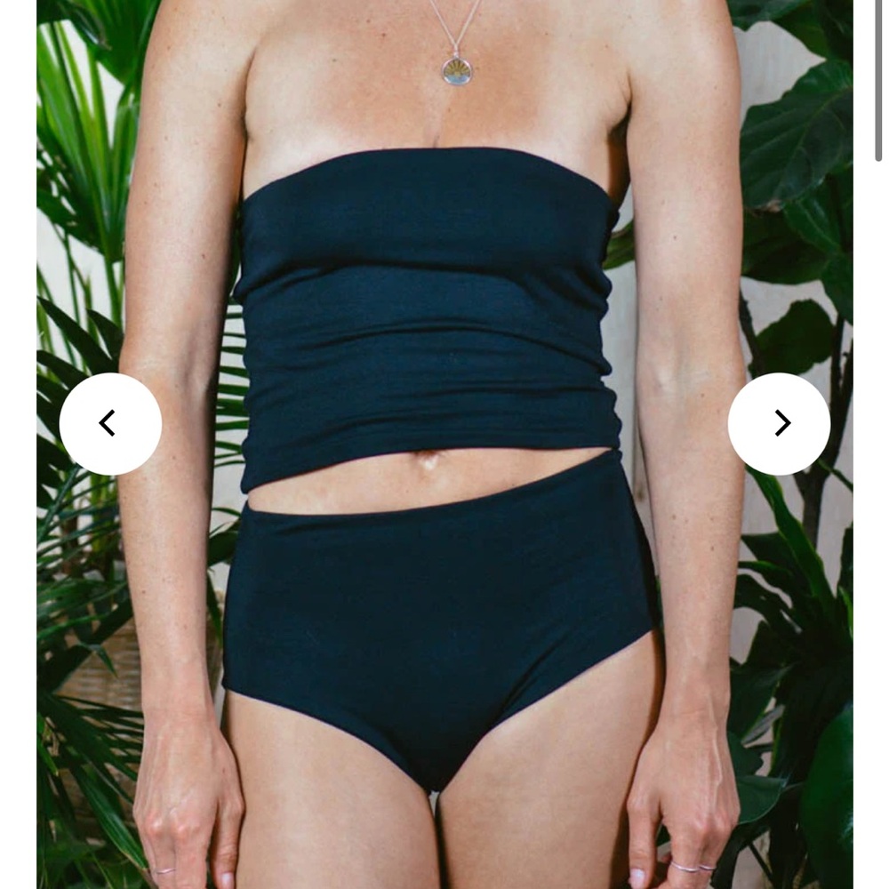 Gemini Mountain Swimwear loungewear strapless crop